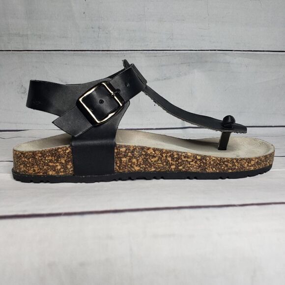 Anatomic size 36 black cork heel sandal NWT - Picture 7 of 7